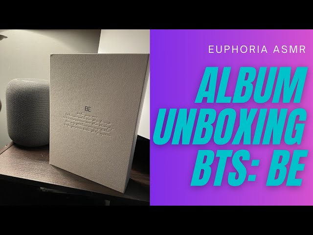 ASMR UNBOXING| BTS: BE ALBUM