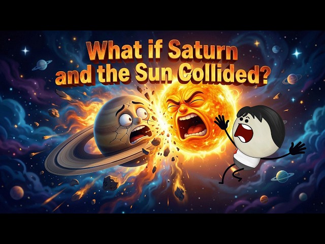 What if Saturn and the Sun Collided? + more videos | #aumsum #kids #space