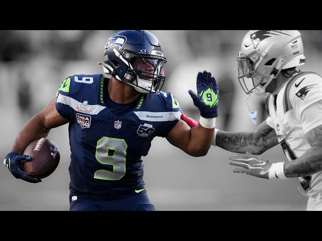 Best plays of Kenneth Walker III's Super Bowl MVP performance vs. Patriots | Super Bowl LX