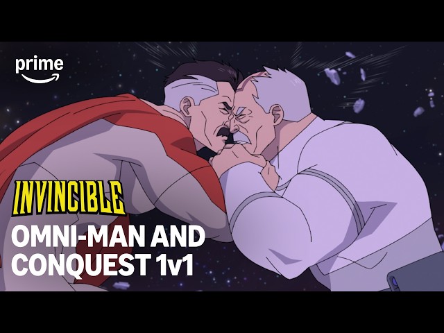 Omni-Man Vs Conquest | Invincible Season 4 | Prime Video