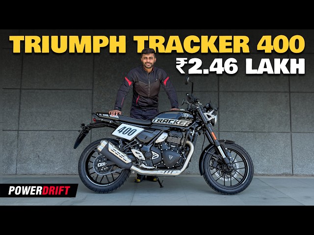 Was Triumph Saving the Best for the Last? | Tracker 400 Launched in India