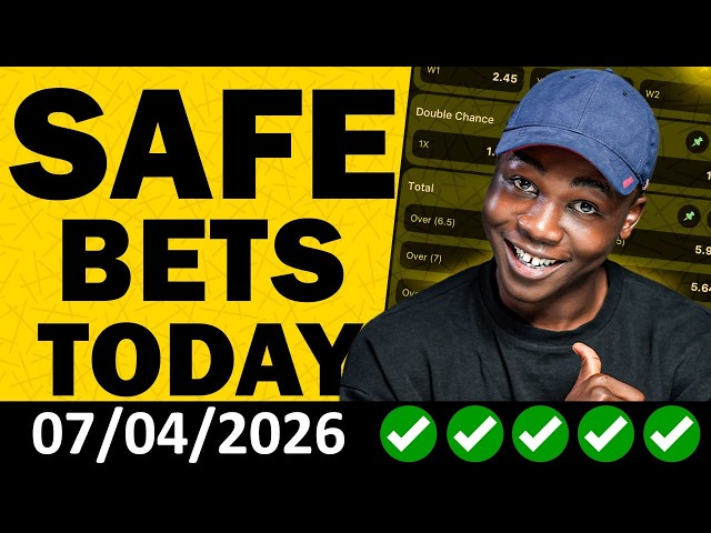 FOOTBALL PREDICTIONS TODAY 07/04/2026 SOCCER PREDICTIONS TODAY | BETTING TIPS, #footballpredictions