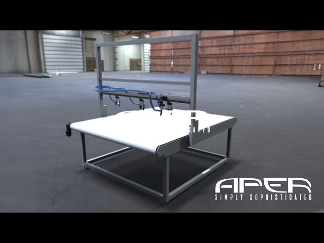 Aper AX-H Sequence - Hot melt gluing machine for encased mattress