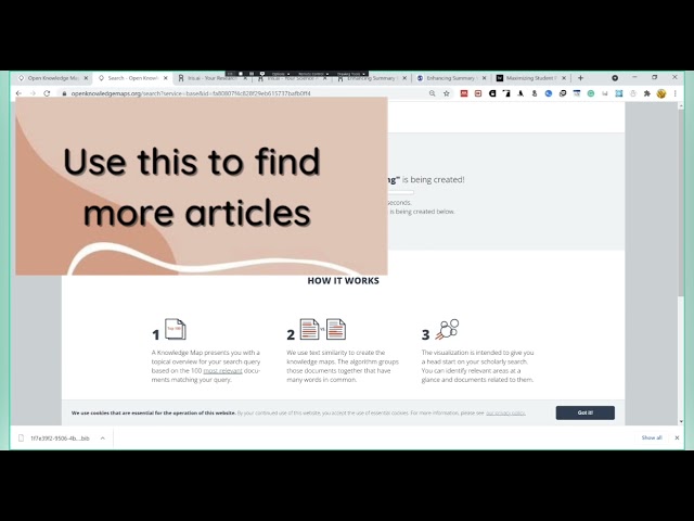 B1 - Smart Literature Finder - Open Knowledge Maps