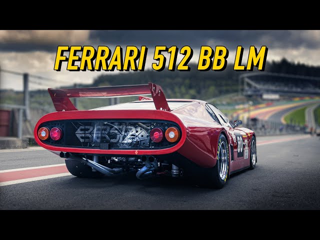 Onboard: Ferrari 512 BB LM on Spa - HQ Flat-12 sound