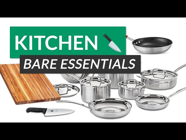 Kitchen essentials - minimalist healthy cooking utensils