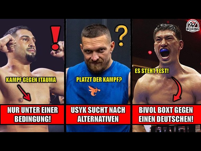 Agits Bedingung für ITAUMA- Kampf! Usyks Kampf wackelt! Bivol boxt gegen Deutschen! 247 Boxing