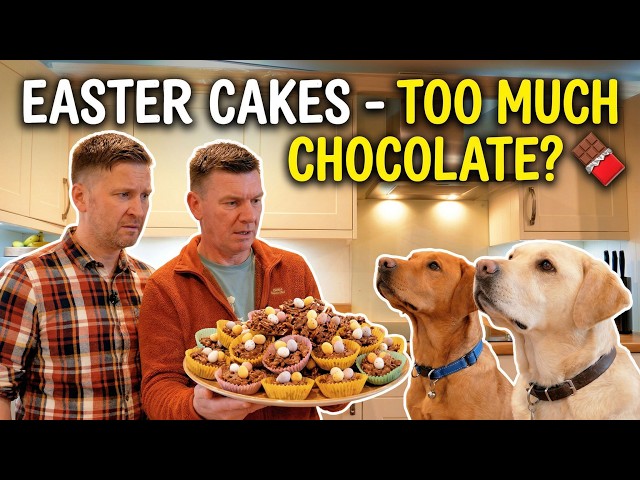 Easter cakes at the Cottage - He Added HOW MUCH Chocolate?! 🍫😅