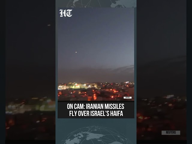 Israel-Iran War: Iranian Missiles Fly Over Israel’s Haifa, Sirens Blare Amid Rising Tensions