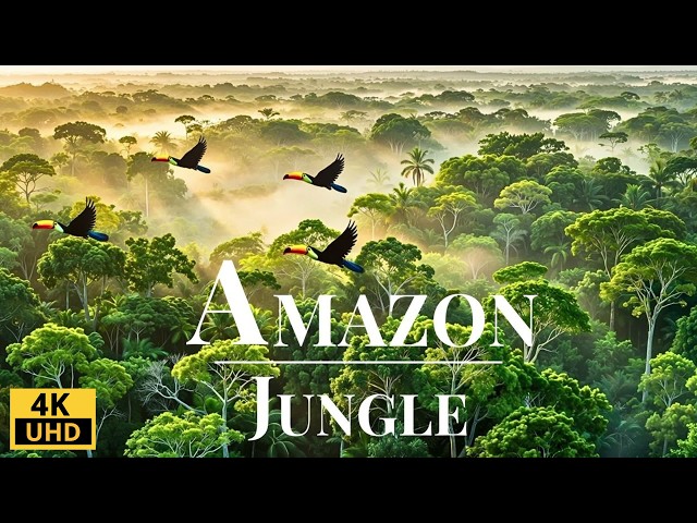 Wilder Amazonas in 4K: Erstaunliche Tiere und Landschaften | Naturgeräusche | Entspannende Musik