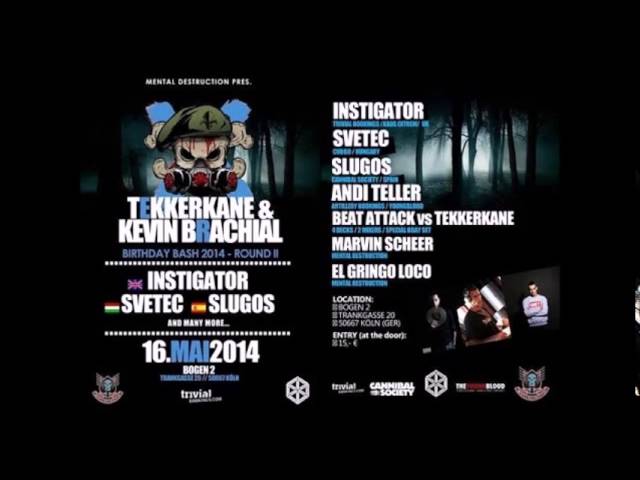 INSTIGATOR (UK) @ BOGEN 2 KÖLN 16.05.2014 (TEKKERKANE & KEVIN BRACHIAL B-DAY BASH 2014)