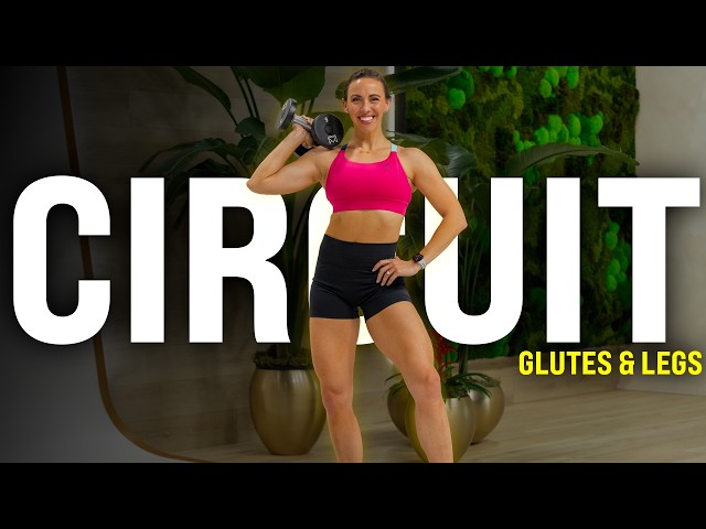 30 Minute Glutes and Legs Circuit Workout | At - Home, ALL FITNESS LEVELS!