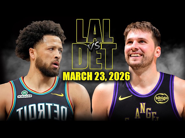 Los Angeles Lakers vs Detroit Pistons Full Game Highlights – March 23, 2026 | NBA Season