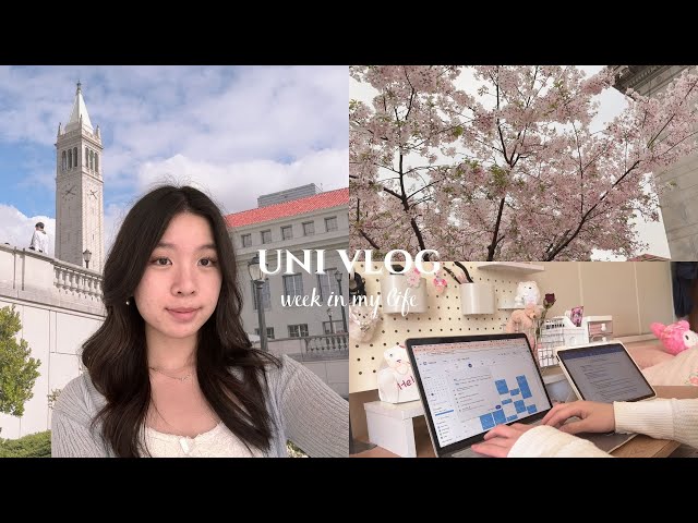week in my life @ uc berkeley 🐻📚 | freshman spring, dorm life, clark kerr