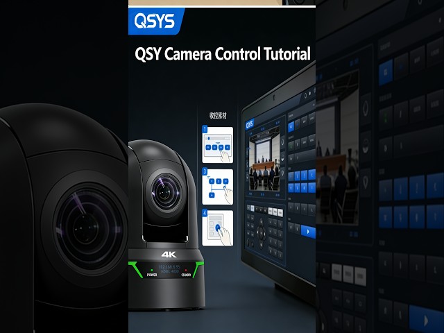 Q-SYS PTZ Camera Control | Full Setup & Demo | HDKATOV