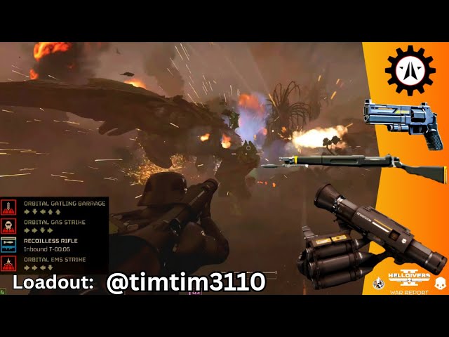 HELLDIVERS 2:Trying Suggested Loadouts|Constitution & Recoilless Build|Super Helldive Difficulty