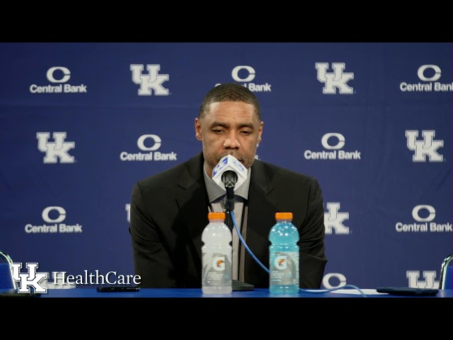 Coach Pope Press Conference - Oklahoma Posrgame Press Conference presented by UKHealthCare