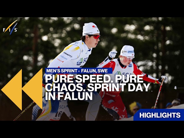 Pure Speed. Pure Chaos. Sprint Day in Falun | Highlights | FIS Cross Country