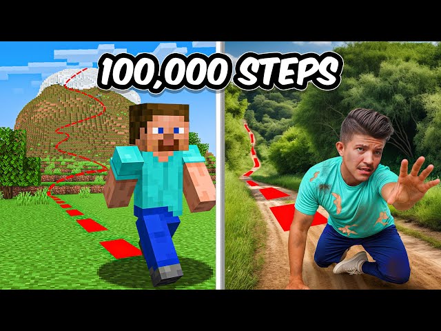 Minecraft, But I Survive It In Real Life!