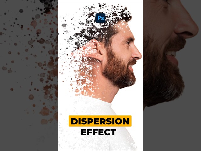 Dispersion Effect In Photoshop #dispersion #effect #photoshop #ytshort #tutorial #photoshoptutorial