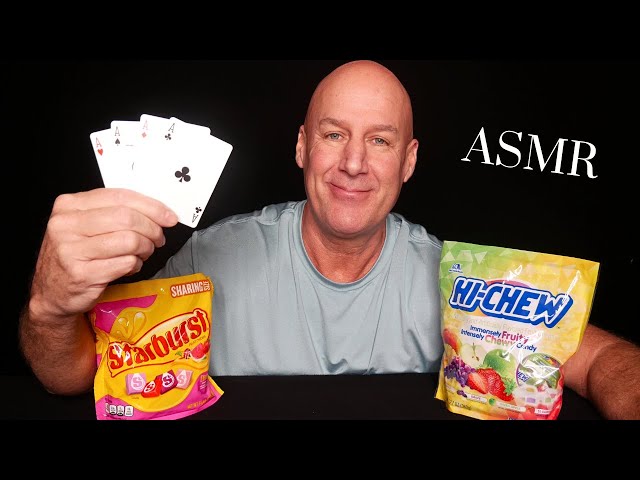 ASMR: RELAXING SOLITAIRE MARATHON WITH CHEWY CANDY~EAR TO EAR~WHISPER/SOFT SPOKEN