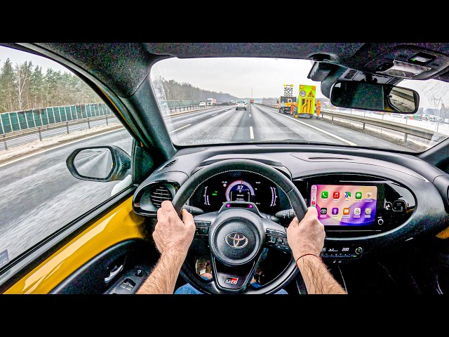 NEW Toyota Aygo GR SPORT 2026 |  1.5 Hybrid 116 HP | POV Test Drive #2690 | Joe Black