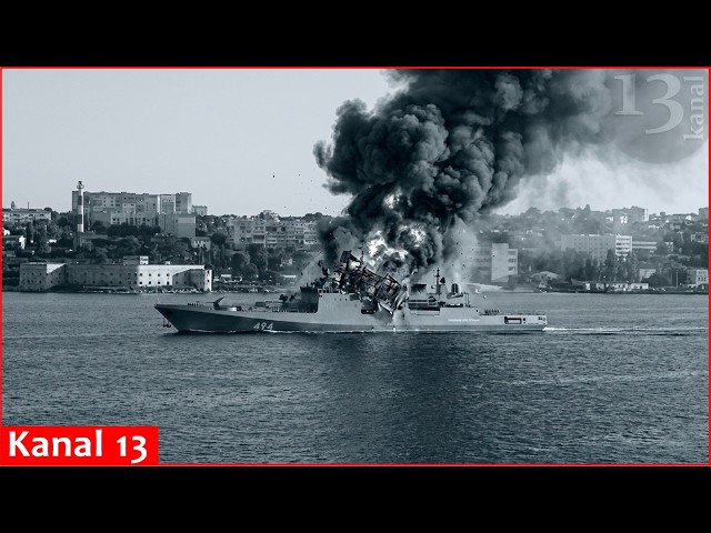 Ukrainian UAVs pound Russian frigate despite air defence activation