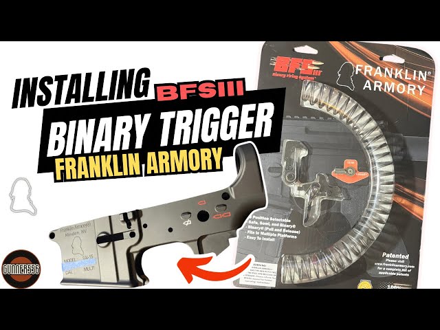 Franklin Armory BFSIII Binary Trigger Installation 