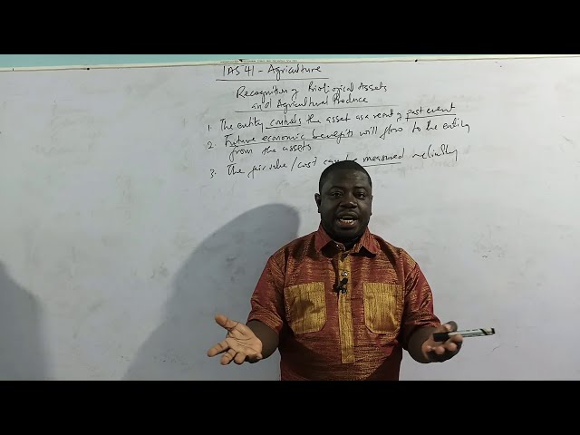 IAS 41 - AGRICULTURE (PART 1)