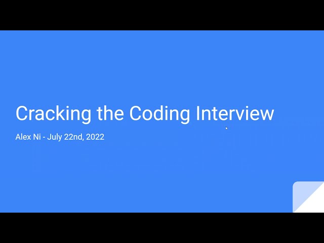 Cracking The Coding Interview