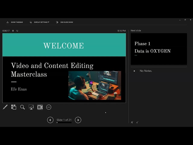 Day 1 Introductory Session for the Pro Video Editing Bootcamp 