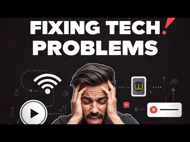 Fix Tech Problems Fast: Simple Troubleshooting Tips Anyone Can Do!
