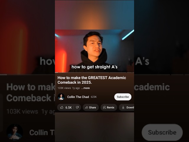 How To Make The Greatest Academic Comeback #shorts #study #students #academia #skills #learning