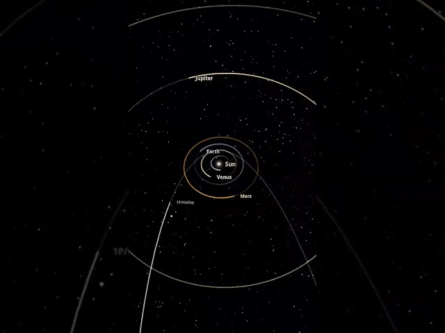 When Halley's Comet came to say hi! #comet #space #cosmoknowledge