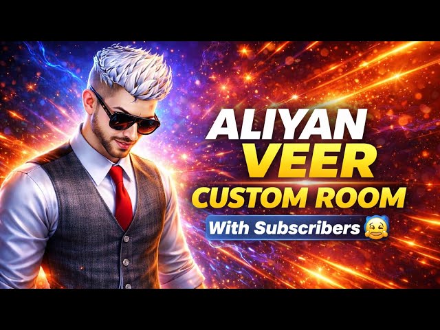 🔴 Aliyan Veer Live | Custom Room 🔥 Join Fast ⚡ Room ID On Stream #freefirelive