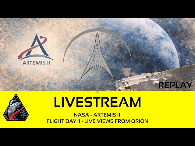 NASA - Artemis II - Live Views from the Orion Spacecraft - Flight Day 2 - April 2, 2026