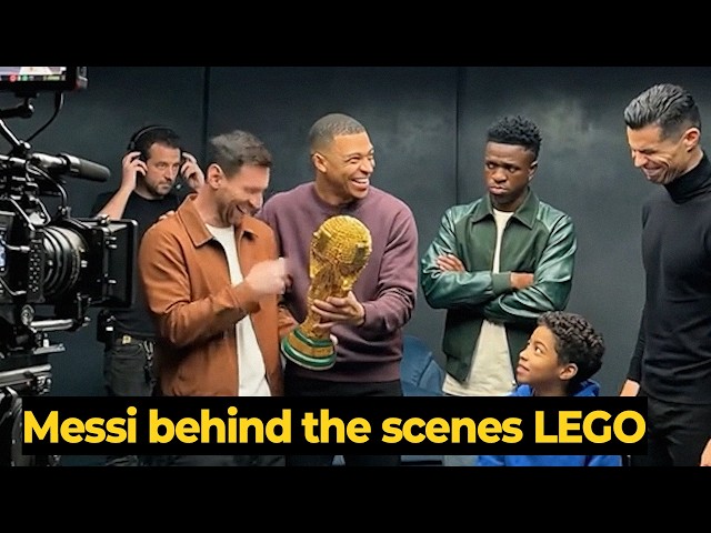 Messi–Ronaldo behind-the-scenes LEGO World Cup advert has gone VIRAL!