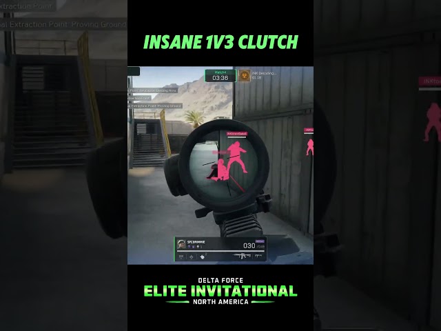 Greatest 1v3 in Delta Force Tournament Final?