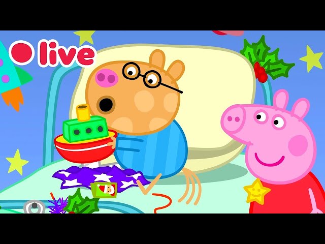 🔴 LIVE Peppa Pig Christmas Episodes! 🎄 Peppa Pig Full Episodes ☃️ Peppa Pig at Christmas