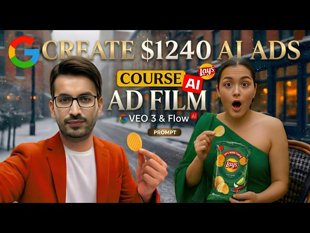 How to Create ₹100K AI Ads with VEO 3 | Flow + ChatGPT Workflow Explained