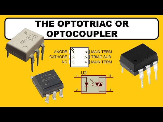 The OptoTriac or OptoCoupler, a Component Used in Power Stages.