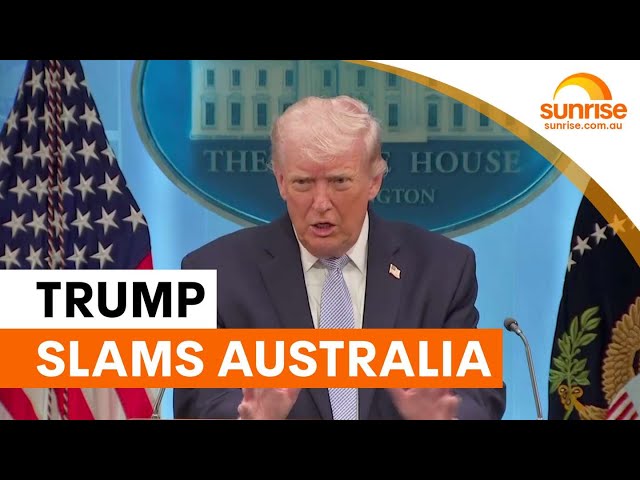 Trump's criticism of Australia sparks diplomatic debate | Sunrise