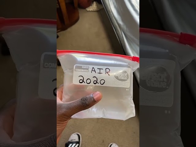 Nie wieder Luft aus dem Jahr 2020 riechen