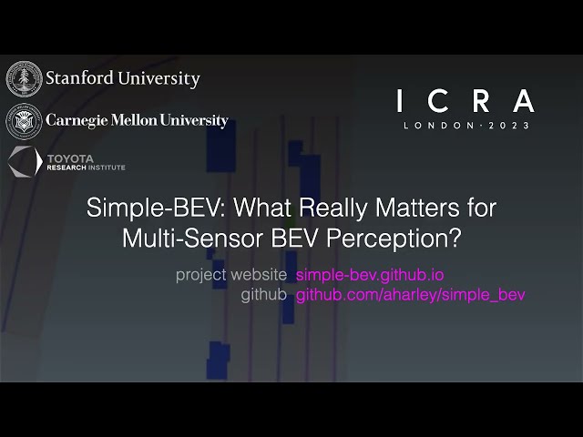 Simple-BEV: What Really Matters for Multi-Sensor BEV Perception? (ICRA 2023)