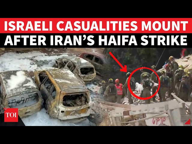 Israeli Casualties RISE After Iranian Missile Hurricane In Haifa As Retaliation Threats Intensify