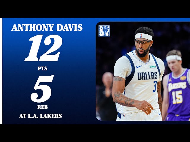 Anthony Davis (12 PTS 5 REB 5 AST) at Los Angeles Lakers | November 28, 2025