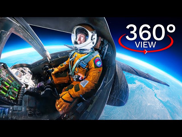 360° U-2 Spy Plane Flight | Full Cockpit Ride to 70,000 Feet