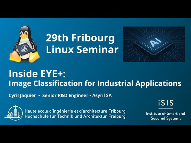 Inside EYE+: Image Classification for Industrial Applications