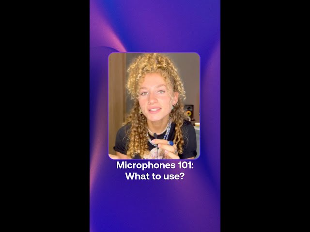 What microphone to use...