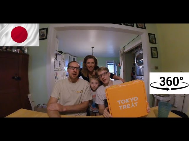 We Try Japanese Treats: July TokyoTreat [360 Virtual Reaction!]